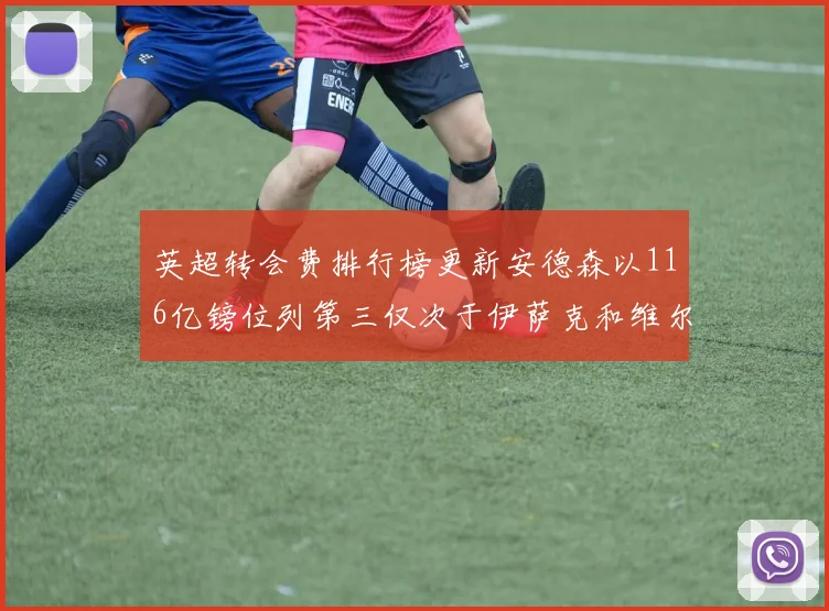 英超转会费排行榜更新安德森以116亿镑位列第三仅次于伊萨克和维尔茨